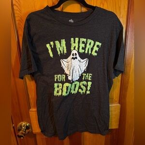 Large Halloween Ghost Graphic T-Shirt